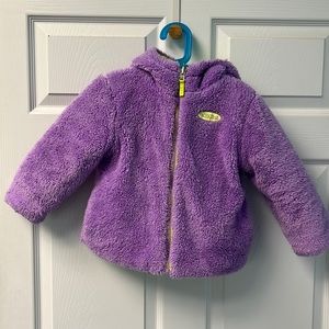 Reversible kids winter coat with hood